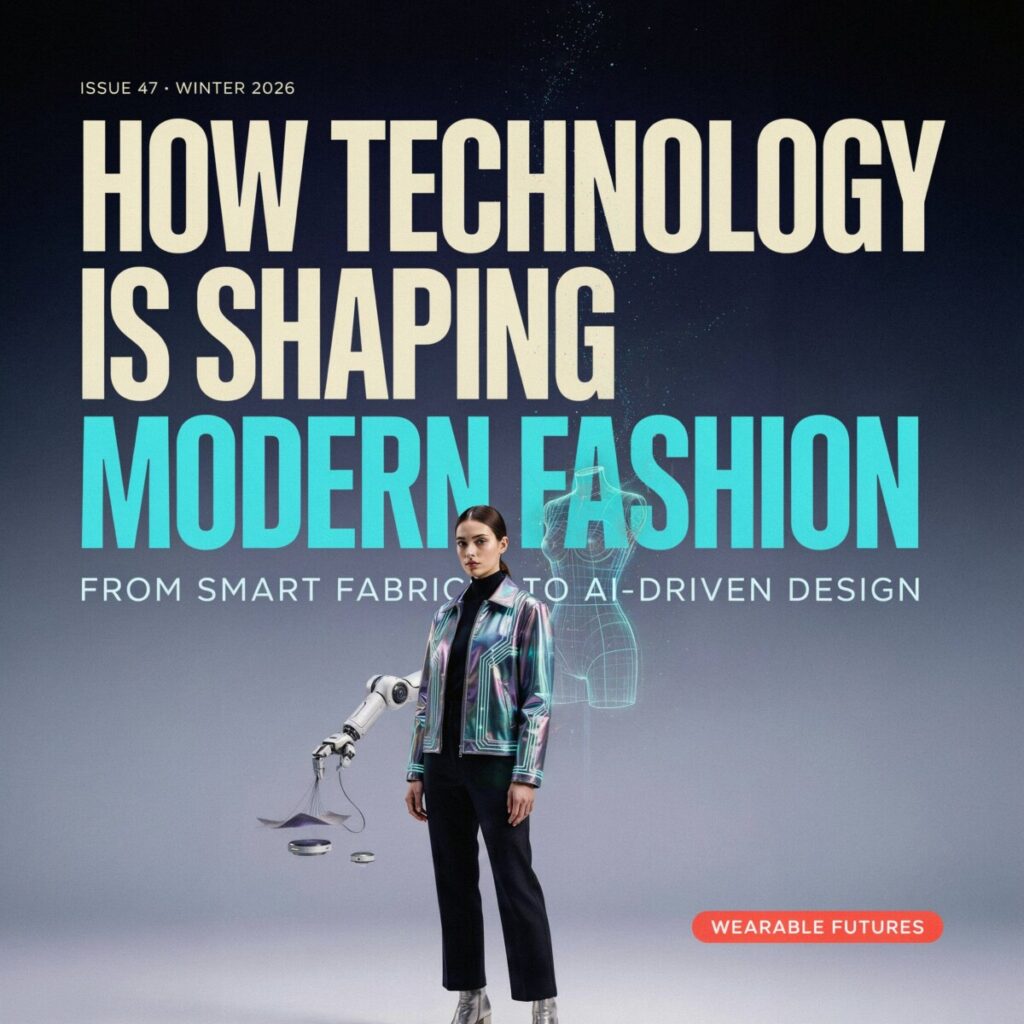 How Technology Is Shaping Modern Fashion From Smart Fabrics to AI-Driven Design