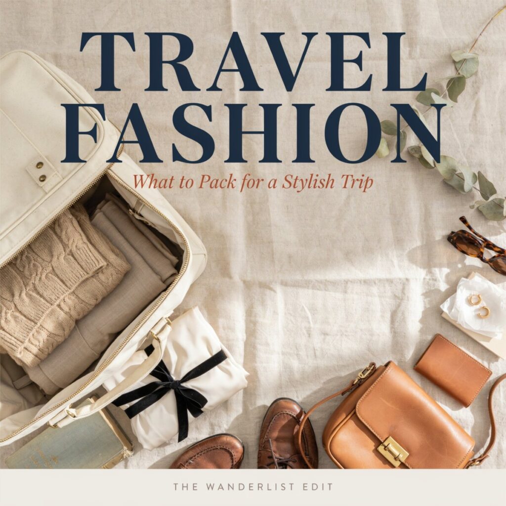 Travel Fashion What to Pack for a Stylish Trip